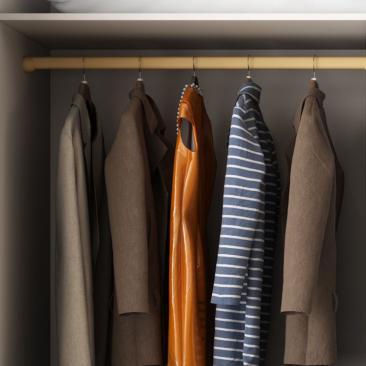 White Colour Wardrobe Contemporary Wooden Wardrobe Closet with Drawer Clearhalo 'Armoires & Wardrobes' 'armoires_wardrobes' 'Bedroom Furniture' 'furn' 'furn_armoires_wardrobes' 'Furniture' 1200x1200_7f88f570-d34d-4237-aabe-4c7e0e3d0100