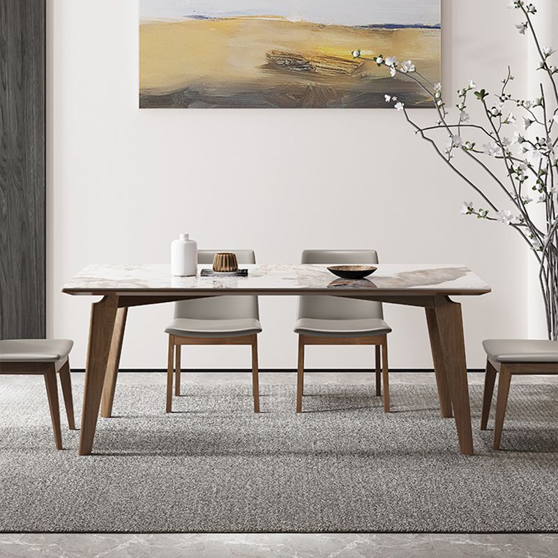 Rectangle Sintered Stone Table for Restaurant Medieval Modern Table with 4 Legs Clearhalo 'Dining Tables & Seating' 'Dining Tables' 'dining_table' 'furn' 'furn_dining_table' 'Furniture' 'furniture_dining_table' 'Kitchen & Dining Furniture' 'kitchen' 'kitchen_dining_table' 1200x1200_7f8b03ca-ae1f-420c-8578-dea52fbb6e85