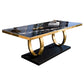 Traditional Luxury Rectangle Dining Table Sintered Stone Table with Trestle Base Clearhalo ' dining_table' 'Dining Tables & Seating' 'Dining Tables' 'furn' 'furn_dining_table' 'Furniture' 'furniture_dining_table' 'Kitchen & Dining Furniture' 'kitchen&dining_furn' 'kitchen' 'kitchen_dining_table' 1200x1200_7f8bb04c-54b0-4404-85b7-3435916317fb