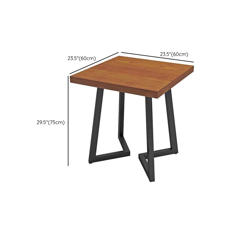 Industrial 1/3/5 Pieces Pièges Ensemble de restauration Table à manger en bois pour café
