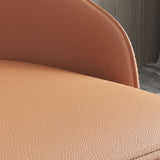 Industrial Style Side Chair Leather Side Dining Chair with Metal Base Clearhalo 'Dining Chairs' 'Dining Tables & Seating' 'dining_chair' 'furn' 'furn_dining_chair' 'Furniture' 'Kitchen & Dining Furniture' 1200x1200_7f8d4fc0-f115-45e5-a9e8-e255bf3a3305