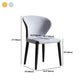 Contemporary Dining Chairs Armless Chair with Wooden Legs for Home