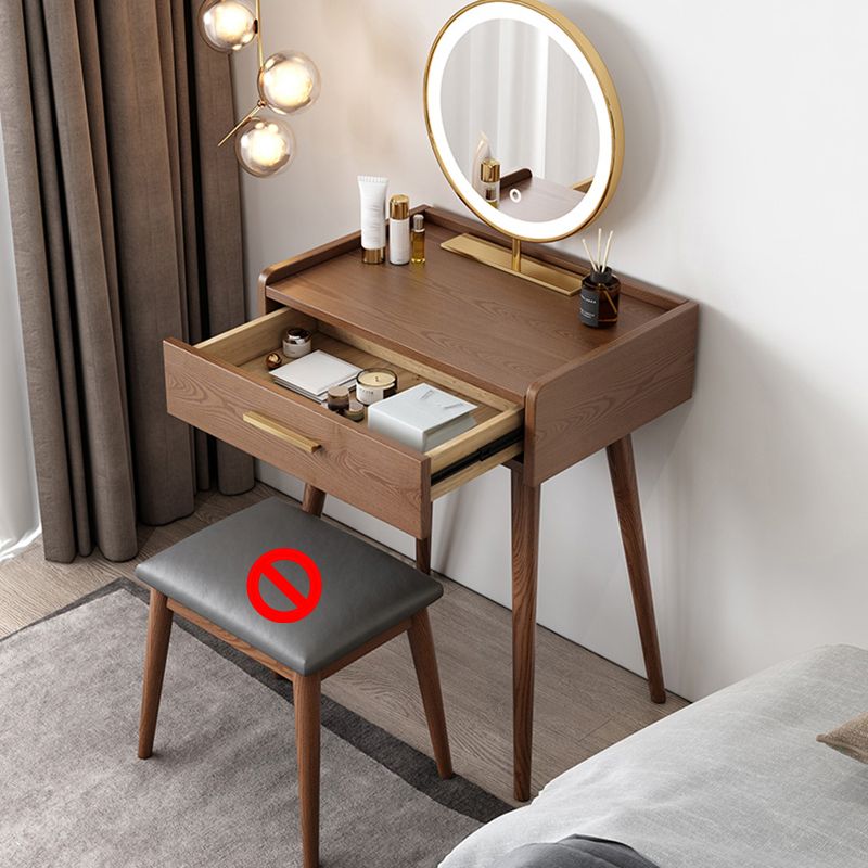 Traditional Wooden Makeup Vanity Set With Drawer for Bedroom Clearhalo 'Bedroom Furniture' 'furn' 'furn_makeup_vanities' 'Furniture' 'Makeup Vanities' 'makeup_vanities' 1200x1200_7f90c845-2e09-4b67-9bdb-b3b47f3502a8