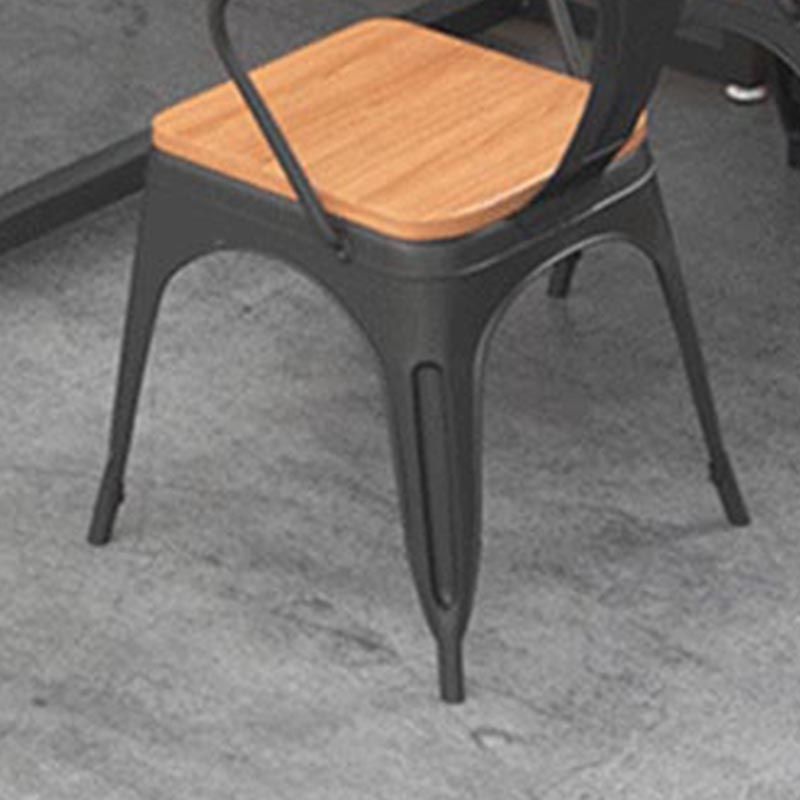 1/5 piezas Juego de comedor de comedor industrial Juego de comedor de madera maciza para uso en el hogar