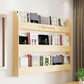Contemporary Style Bookshelf Solid Wood Wall Mounted Bookcase for Home Office Clearhalo 'Bookcases' 'furn' 'furn_bookcases' 'Furniture' 'furniture_bookcases' 'kitchen' 'kitchen_bookcases' 'Living Room Furniture' 'Office Furniture' 1200x1200_7f9812e2-700f-43a7-ad69-1ad5bc5ea022