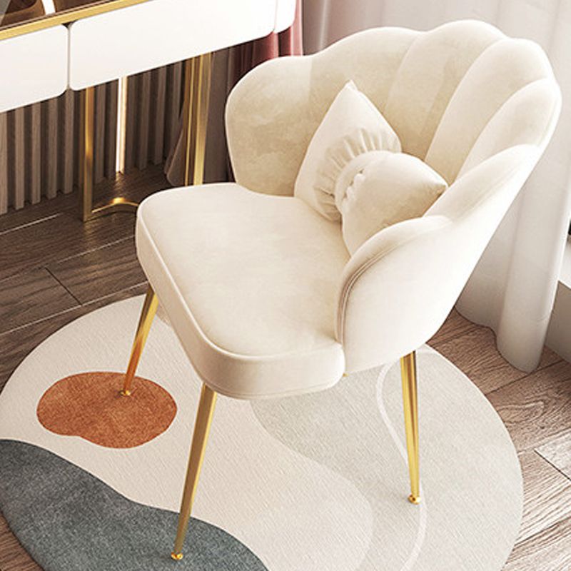 Tavolo da toeletta in legno per trucco top in vetro con cassetti di stoccaggio