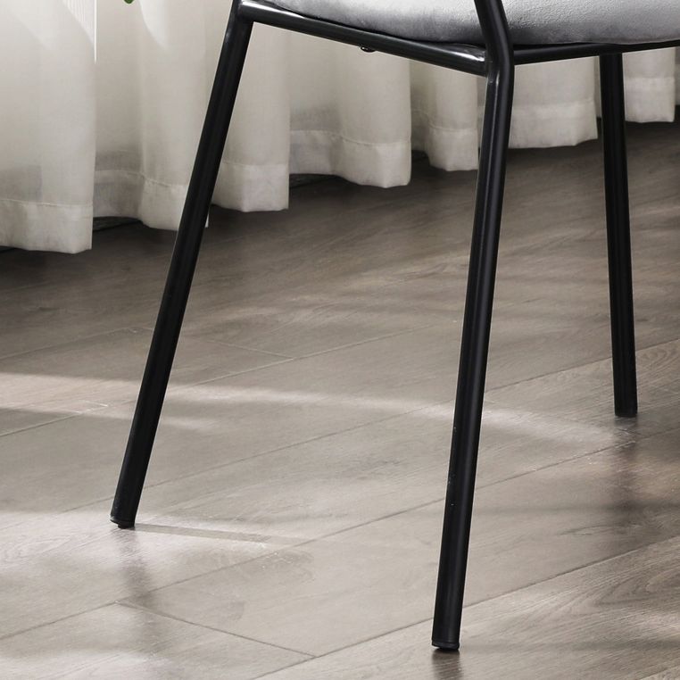 Contemporary Style Metal Chair Set Open Back Dining Room Kitchen Chairs Clearhalo ' kitchen&dining_furn' 'Dining Chairs' 'Dining Tables & Seating' 'dining_chair' 'furn' 'furn_dining_chair' 'Furniture' 'furniture_dining_chair' 'Kitchen & Dining Furniture' 'kitchen' 1200x1200_7f98f6f0-3e2a-45a8-94f6-20647b9be057