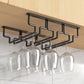 Contemporary Metal Glass & Stemware Holder Hanging Wine Glass Rack