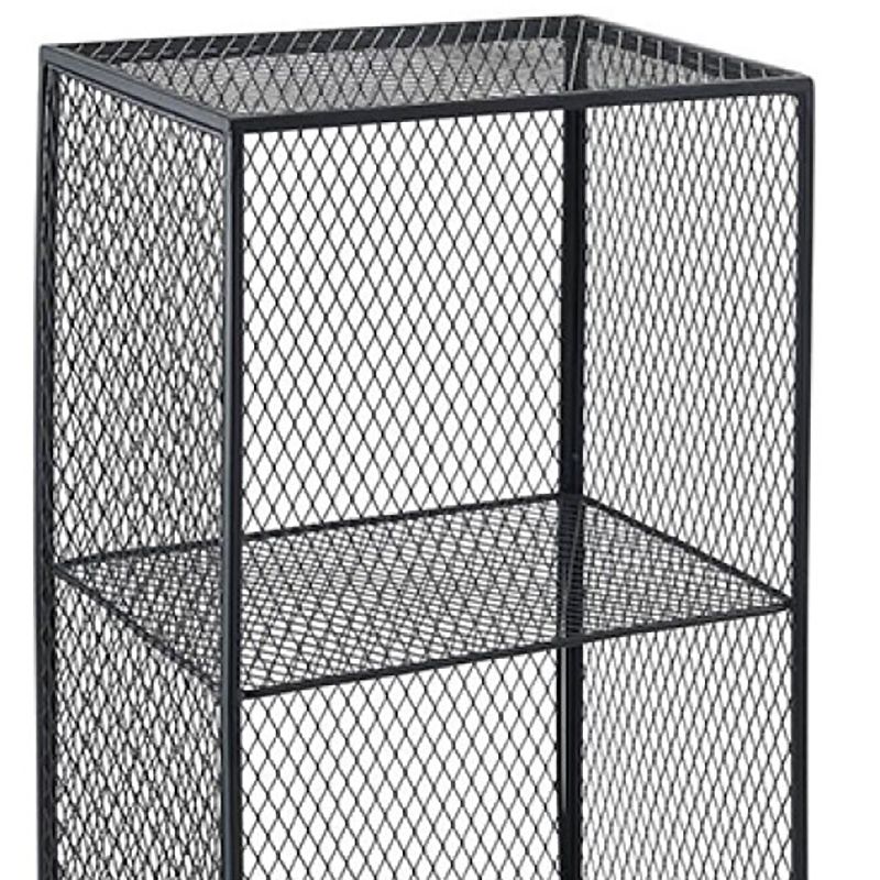 Metal Closed Back Standard Bookshelf Modern Shelves Included Bookcase