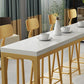 1/5/11 Pieces Bar Table Set Rectangular Bar Stool and Table Set