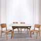 Contemporary Wood Dining Chair Open Back Dining Side Furniture in Matte Finish for Indoor Clearhalo 'Dining Chairs' 'Dining Tables & Seating' 'dining_chair' 'furn' 'furn_dining_chair' 'Furniture' 'Kitchen & Dining Furniture' 1200x1200_7f9f73c7-90ce-4c63-add5-97cb02d84353