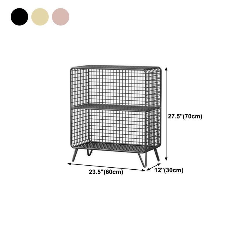 Closed Back Industrial Standard Bookshelf Iron Vertical Bookshelf for Bedroom Clearhalo 'Bookcases' 'furn' 'furn_bookcases' 'Furniture' 'furniture_bookcases' 'kitchen' 'kitchen_bookcases' 'Living Room Furniture' 'Office Furniture' 1200x1200_7fa16da8-1005-49d5-9ef5-f848426ead6d