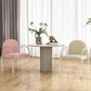 Glam Acrylic Dining Armchair Upholstered Velvet Dining Arm Chair Clearhalo 'Dining Chairs' 'Dining Tables & Seating' 'dining_chair' 'furn' 'furn_dining_chair' 'Furniture' 'Kitchen & Dining Furniture' 1200x1200_7fa2be44-9d6d-4ca4-9b2b-0a848f0a255e