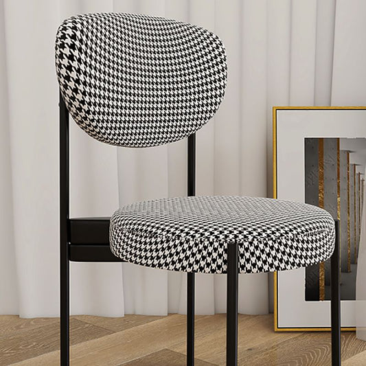 Glam Style Upholstered Side Chair Open Back Dining Side Chair Clearhalo 'Dining Chairs' 'Dining Tables & Seating' 'dining_chair' 'furn' 'furn_dining_chair' 'Furniture' 'furniture_dining_chair' 'Kitchen & Dining Furniture' 1200x1200_7fa37531-1024-42e5-9a48-8dcabe0a7daa