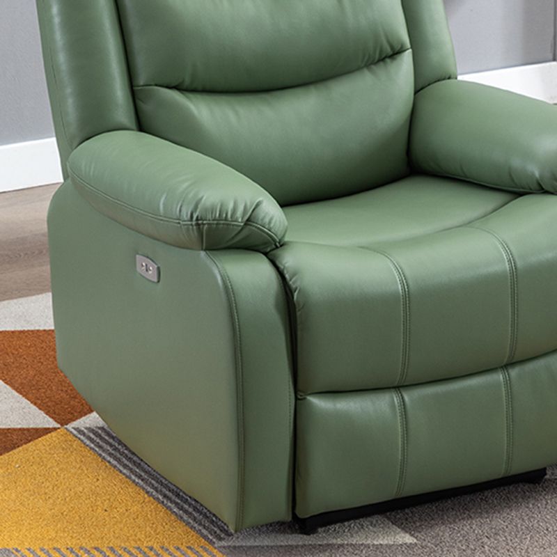 Contemporary Home Theater Recliner Manual-Push Botton Metal Solid Color Indoor Clearhalo 'Chairs & Seating' 'furn' 'furn_recliners' 'Furniture' 'Living Room Furniture' 'Recliners' 1200x1200_7fa3d606-a10e-4477-a789-f7fff49fecc8