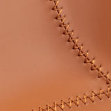 Contemporary Style Barstool Faux Leather Adjustable Height Bar Stool