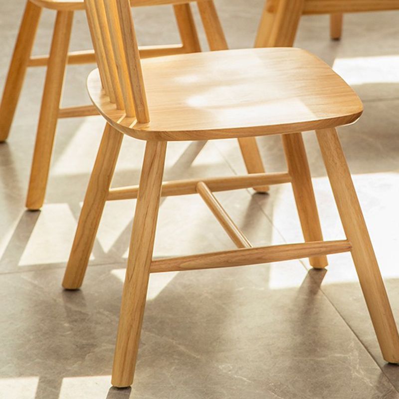 Modern Rectangle Wood Dining Table 1/2/4/6 Pieces Dining Set for Dining Room