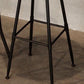 Industrial Round Bar Table Set 1/2 Pieces Solid Wood Bar Table Set for Indoor