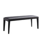 15.6-inch W Mid-Century Modern Seating Bench Cushioned Solid Wood Bench Clearhalo 'Benches' 'Chairs & Seating' 'furn' 'furn_benches' 'Furniture' 'Living Room Furniture' 1200x1200_7fac3a64-3140-411d-9bab-bdcb534f814d