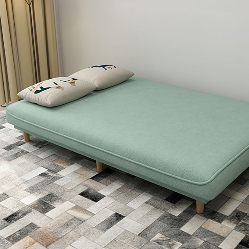 Fabric Adjustable Sleeper Sofa Split Back 59"/66.93"/70.87" Wide Armless Sofa Bed Clearhalo 'furn' 'furn_sofas' 'Furniture' 'furniture_sofas' 'Living Room Furniture' 'Sofa' 'sofas' 1200x1200_7face635-9fd7-471f-aa13-a3d11e6eaab9