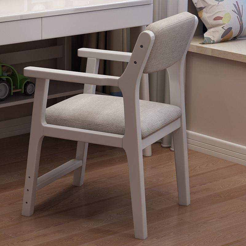Contemporary Wood Dining Arm Chair Open Back Dining Side Chair for Home Use (Set of 4) Clearhalo ' kitchen&dining_furn' 'Dining Chairs' 'Dining Tables & Seating' 'dining_chair' 'Furniture' 'furniture_dining_chair' 'Kitchen & Dining Furniture' 'kitchen' 1200x1200_7fad1b26-878e-4401-bac4-120275eecfe3