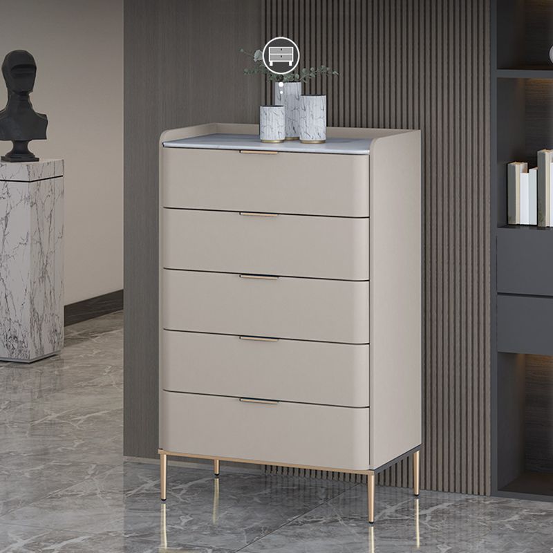 Glam Stone Storage Chest Bedroom 15.7" Wide Vertical Chest with Drawers Clearhalo 'Bedroom Furniture' 'Dressers & Chests' 'dressers_chests' 'furn' 'furn_dressers_chests' 'Furniture' 1200x1200_7fad8990-411a-493f-aead-6852598c8b85