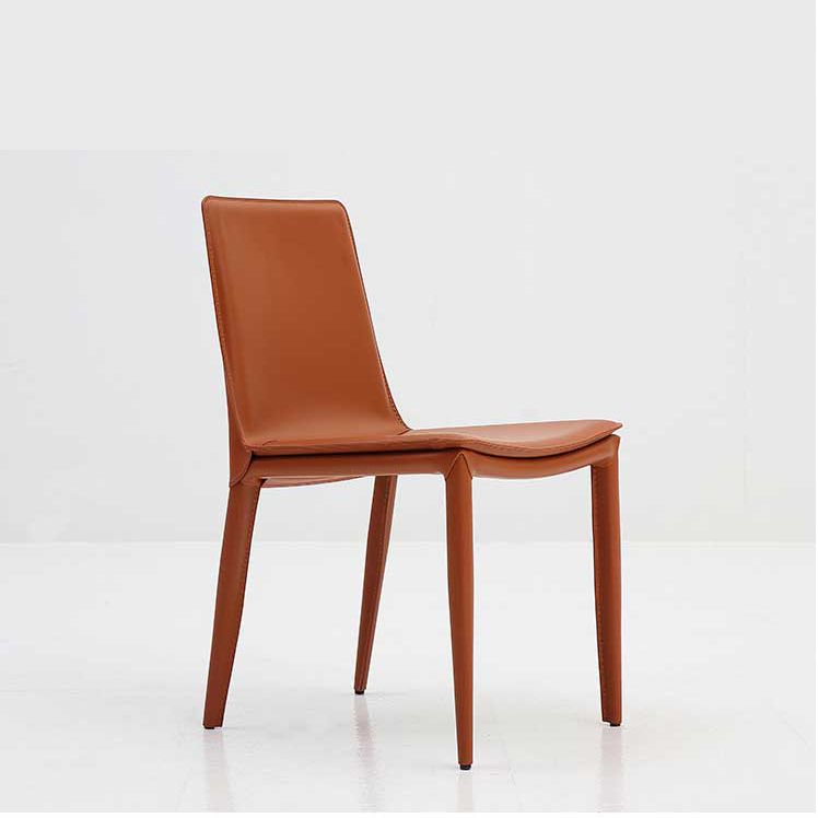 Modern Leather Dining Chairs Armless Dining Chair for Restaurant Use Clearhalo ' kitchen&dining_furn' 'Dining Chairs' 'Dining Tables & Seating' 'dining_chair' 'furn' 'furn_dining_chair' 'Furniture' 'furniture_dining_chair' 'Kitchen & Dining Furniture' 'kitchen' 1200x1200_7fae7391-27cc-4a62-95b9-d421a95ae3ff
