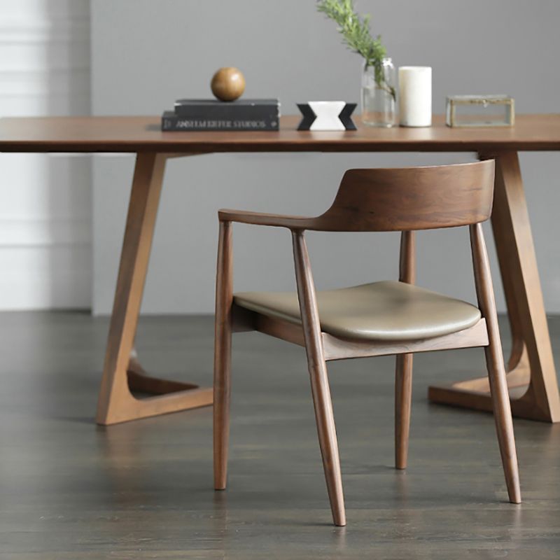 Traditional Style Wood Dining Chair Kitchen Arm Dining Side Chair Clearhalo ' kitchen&dining_furn' 'Dining Chairs' 'Dining Tables & Seating' 'dining_chair' 'furn' 'furn_dining_chair' 'Furniture' 'furniture_dining_chair' 'Kitchen & Dining Furniture' 'kitchen' 1200x1200_7faea7cb-ca64-4a98-af3c-5734fddef3df