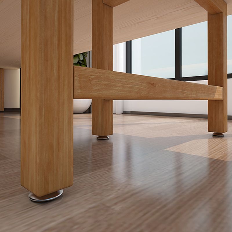 Contemporary Writing Desk Solid Wood Rectangular Office Desk , 29.53" Tall Clearhalo 'furn' 'furn_office_desk' 'Furniture' 'Office Desks' 'Office Furniture' 'office_desk' 1200x1200_7fafb174-8333-42ef-93e4-600eff2e3d6a