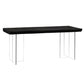 Pine Solid Wood Dining Room Collection Modern Rectangle with Acrylic Double Pedestal Table Clearhalo 'Dining Tables & Seating' 'Dining Tables' 'dining_table' 'furn' 'furn_dining_table' 'Furniture' 'furniture_dining_table' 'Kitchen & Dining Furniture' 'kitchen' 'kitchen_dining_table' 1200x1200_7fb50cb6-467d-47d4-8b66-7ac1e2964564