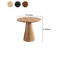 Scandinavian Pedestal Coffee Table Set Round Wooden Coffee Table for Living Room