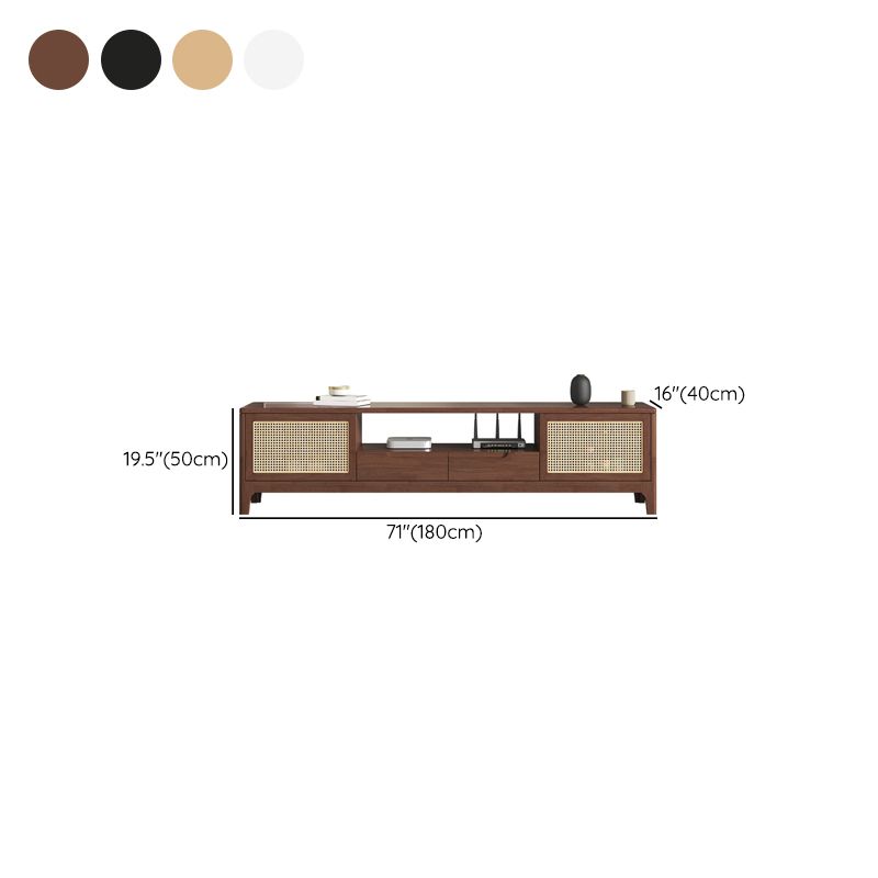 Solid Wood TV Media Console Contemporary TV Console with Drawers Clearhalo 'furn' 'furn_tv_stands_entertainment_centers' 'Furniture' 'Living Room Furniture' 'TV Stands & Entertainment Centers' 'TV Stands & Media Storage Furniture' 'tv_stands_entertainment_centers' 1200x1200_7fb9c55e-a1bd-4445-8735-e6ff8b074515