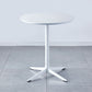 Metal Contemporary Round Dining Table Wood Top Table for Dining Room and Kitchen Clearhalo ' dining_table' 'Dining Tables & Seating' 'Dining Tables' 'Furniture' 'furniture_dining_table' 'Kitchen & Dining Furniture' 'kitchen&dining_furn' 'kitchen' 'kitchen_dining_table' 1200x1200_7fb9f6ec-ce46-4710-ba68-600cb9e6efe4
