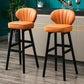 Modern Armless Backrest Counter Stool Kitchen Wood Bar Stool with Cushion and Pedal Clearhalo 'Bar Furniture' 'Bar Stools' 'bar_stools' 'furn' 'furn_bar_stools' 'furniture_bar_stools' 'Kitchen & Dining Furniture' 'kitchen&dining_furn' 'kitchen' 'kitchen_furn' Furniture' 1200x1200_7fbdc226-1465-4329-9674-5f31df5928bc