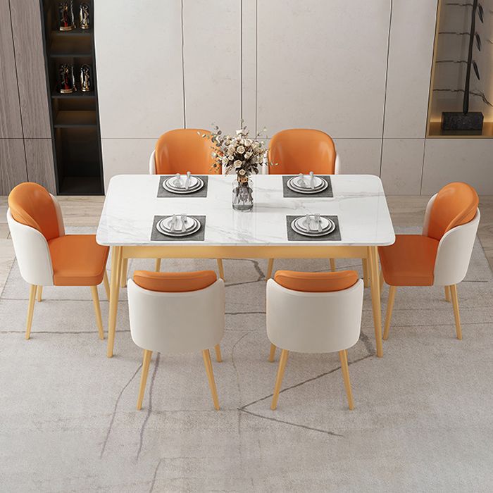Metal Traditional Luxury Rectangle Table Sintered Stone Table with 4 Legs Clearhalo ' dining_table' 'Dining Tables & Seating' 'Dining Tables' 'furn' 'furn_dining_table' 'Furniture' 'furniture_dining_table' 'Kitchen & Dining Furniture' 'kitchen&dining_furn' 'kitchen' 'kitchen_dining_table' 1200x1200_7fbebe61-29ab-465b-92bc-74bee84d4723