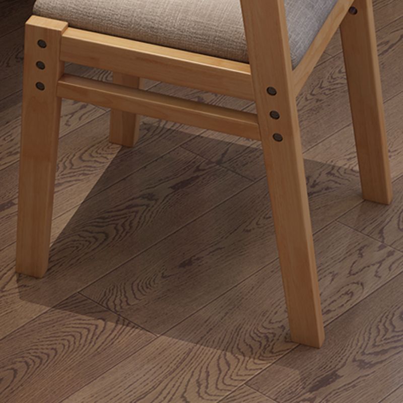 現代的なスタイルのダイニング木製椅子キッチンダイニングオープンバックアームレスチェア