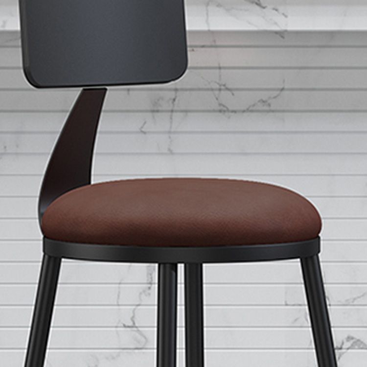Industrial Style Bar-stool Metal Legs Counter Stool for Kitchen Bar Clearhalo 'Bar Furniture' 'Bar Stools' 'bar_stools' 'furn' 'furn_bar_stools' 'furniture_bar_stools' 'Kitchen & Dining Furniture' 'kitchen&dining_furn' 'kitchen' 'kitchen_furn' Furniture' 1200x1200_7fc1bfa5-c40d-4016-b2bb-eba0721019e1