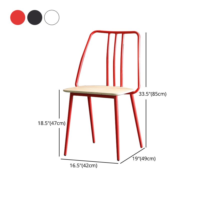 Contemporary Chairs Dining Armless Chair with Metal Legs for Kitchen Clearhalo ' kitchen&dining_furn' 'Dining Chairs' 'Dining Tables & Seating' 'dining_chair' 'furn' 'furn_dining_chair' 'Furniture' 'furniture_dining_chair' 'Kitchen & Dining Furniture' 'kitchen' 1200x1200_7fc4ad6f-9bc2-430f-92e9-ec14b134a8ba