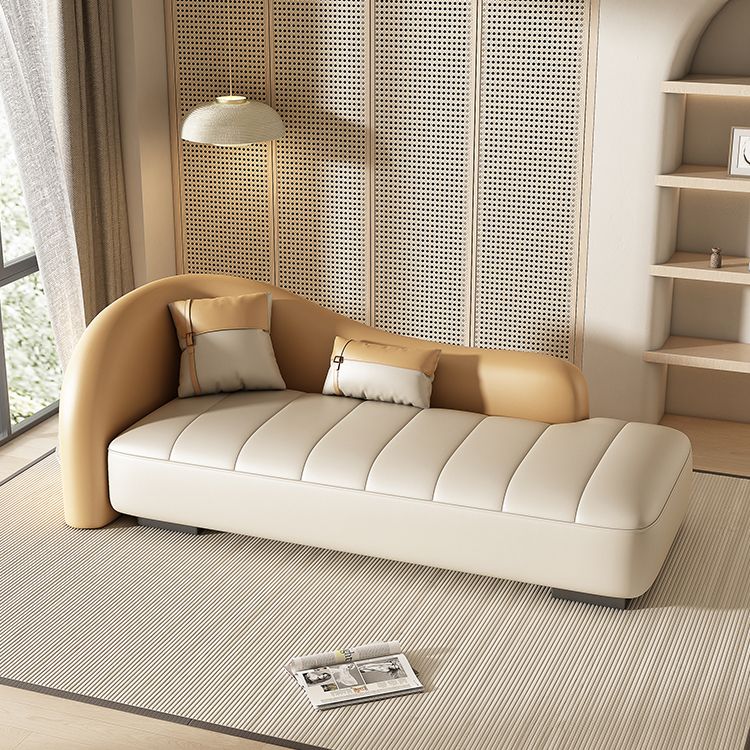 Modern Upholstered Chaise Lounge Couch Leather Chaise Lounge Chair Clearhalo 'Chairs & Seating' 'Chaise Lounge' 'chaise_lounge' 'furn' 'furn_chaise_lounge' 'Furniture' 'Living Room Furniture' 1200x1200_7fc5c760-aa18-4499-9187-680565bc474a