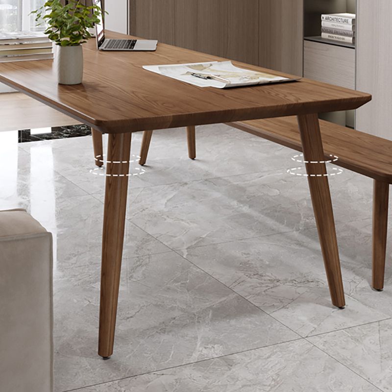Contemporary Rectangular Writing Desk Solid Wood Office Desk Clearhalo 'furn' 'furn_office_desk' 'Furniture' 'Office Desks' 'Office Furniture' 'office_desk' 1200x1200_7fc66e01-605d-4b02-bc51-38c9694af672
