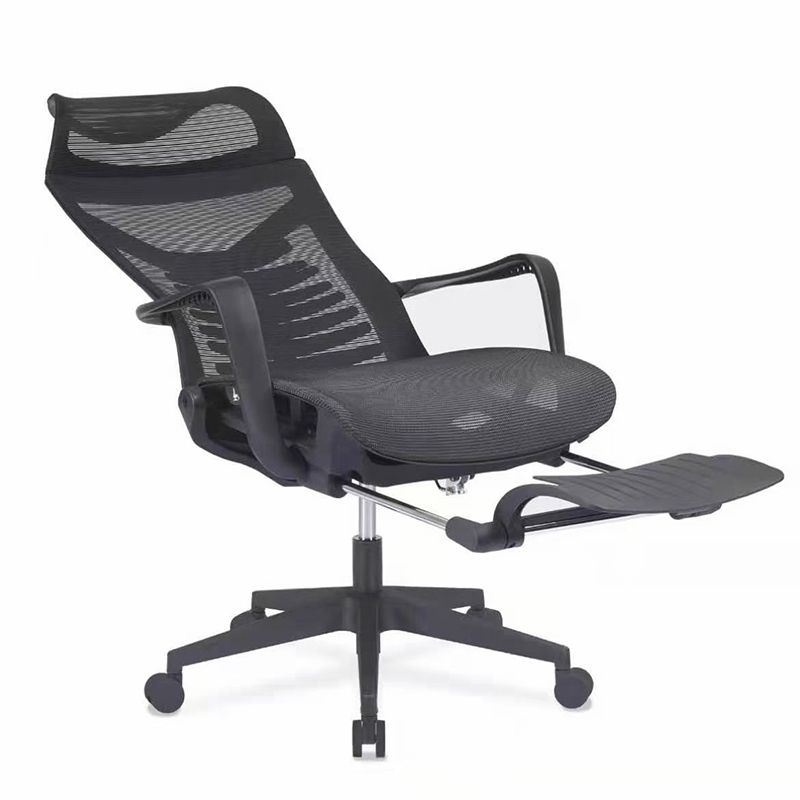 Armen inbegrepen Draaistoel Ergonomische bureaustoel met hoge rugleuning