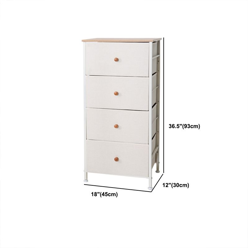 Poitrine de rangement contemporaine Chéchance à tissus avec tiroirs pour la maison / le bureau