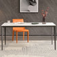 Contemporary Sintered Stone Dining Table 4 Legs Rectangular Table in White Clearhalo ' dining_table' 'Dining Tables & Seating' 'Dining Tables' 'furn' 'furn_dining_table' 'Furniture' 'furniture_dining_table' 'Kitchen & Dining Furniture' 'kitchen&dining_furn' 'kitchen' 'kitchen_dining_table' 1200x1200_7fce7f62-5851-438b-a18a-5c64af0ed674