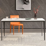 Contemporary Sintered Stone Dining Table 4 Legs Rectangular Table in White Clearhalo ' dining_table' 'Dining Tables & Seating' 'Dining Tables' 'furn' 'furn_dining_table' 'Furniture' 'furniture_dining_table' 'Kitchen & Dining Furniture' 'kitchen&dining_furn' 'kitchen' 'kitchen_dining_table' 1200x1200_7fce7f62-5851-438b-a18a-5c64af0ed674