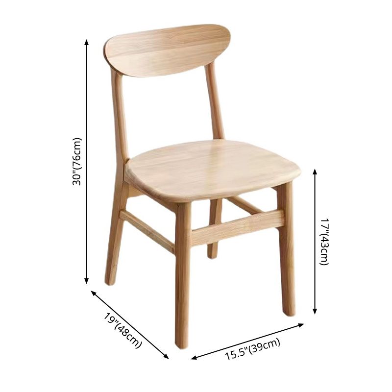 Modern Kitchen Opening Back Dining Side Chair Khaki Wood Dining Side Chair Clearhalo ' kitchen&dining_furn' 'Dining Chairs' 'Dining Tables & Seating' 'dining_chair' 'furn' 'furn_dining_chair' 'Furniture' 'furniture_dining_chair' 'Kitchen & Dining Furniture' 'kitchen' 1200x1200_7fcfac47-07ad-431e-be27-630eb72a3496