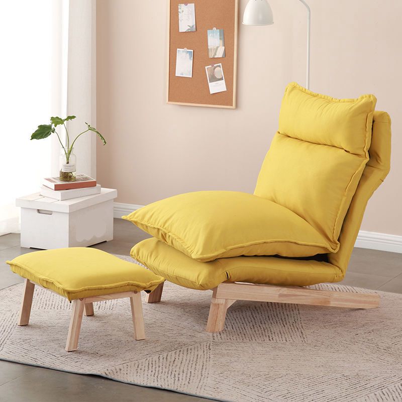 Recliner standard di colore solido 31,49 "sedia a reclinabile larga con ottomana