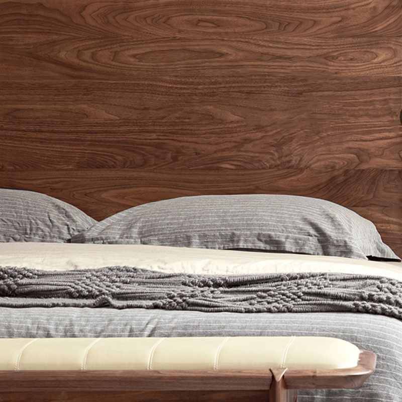 Testiera in legno massiccio materasso da letto standard incluso telaio del letto con gambe personalizzate