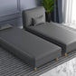Modern 3-Position Armless Chaise Lounge Couch Fabric/Faux Leather Chaise Clearhalo 'Chairs & Seating' 'Chaise Lounge' 'chaise_lounge' 'furn' 'furn_chaise_lounge' 'Furniture' 'Living Room Furniture' 1200x1200_7fd6b90f-3bfa-4b6a-a256-49c2b978def9