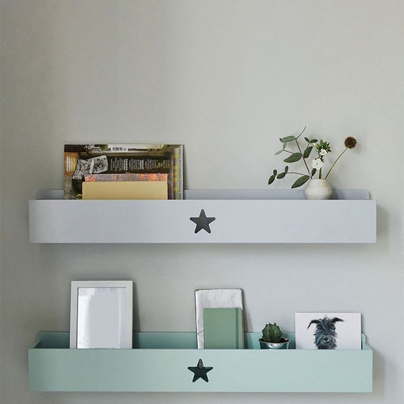 Engineered Wood eigentijdse boekenplank zwevend gesloten achterste boekenkast