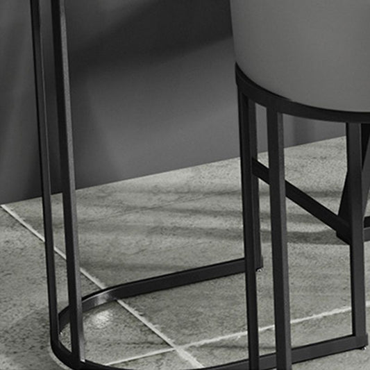 Sgabello da bar sul retro in stile rivestito in stile moderno con poggiapiedi